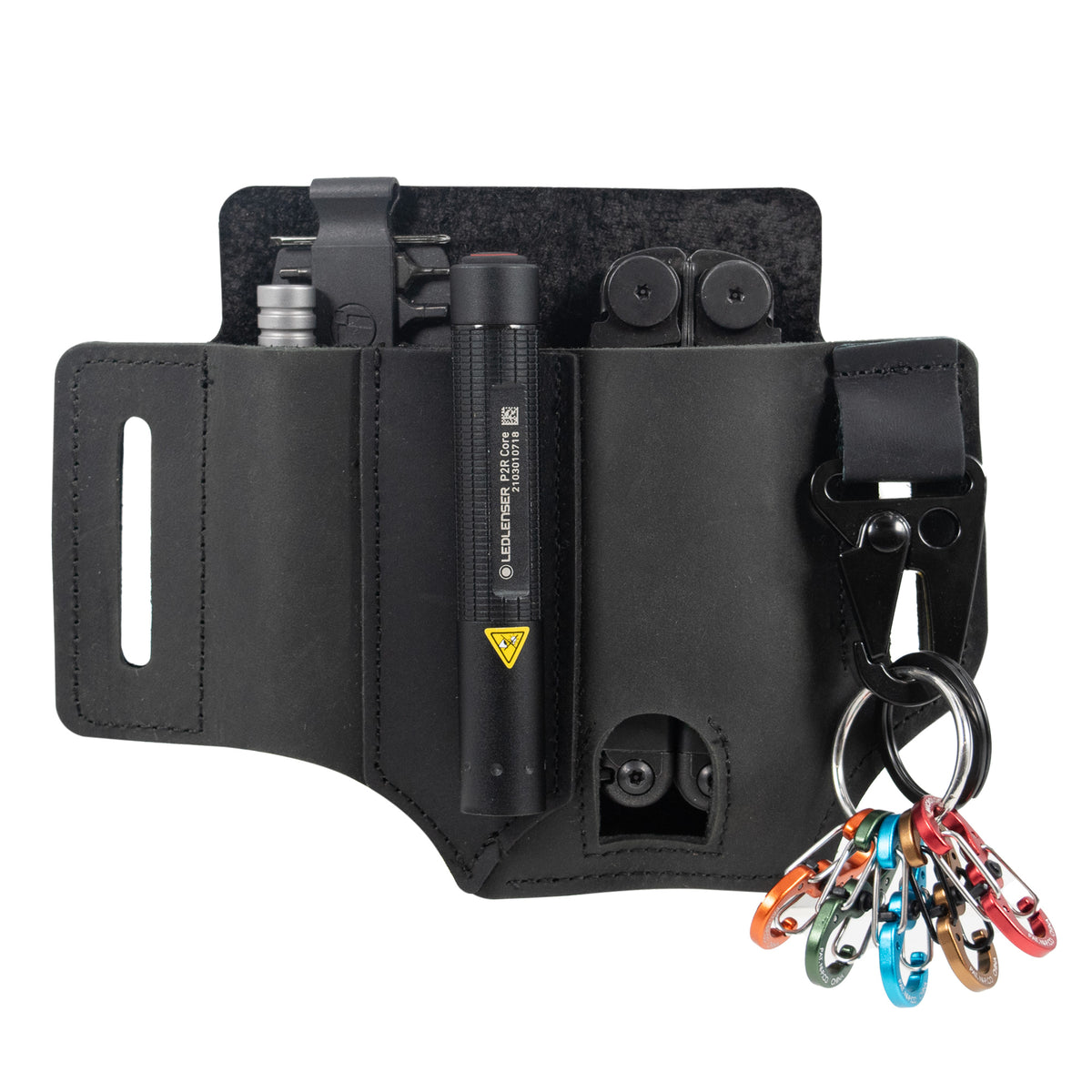 KIT WAVE<sup>®</sup> NEGRA CON LINTERNA, ACCESORIOS Y FUNDA EDC