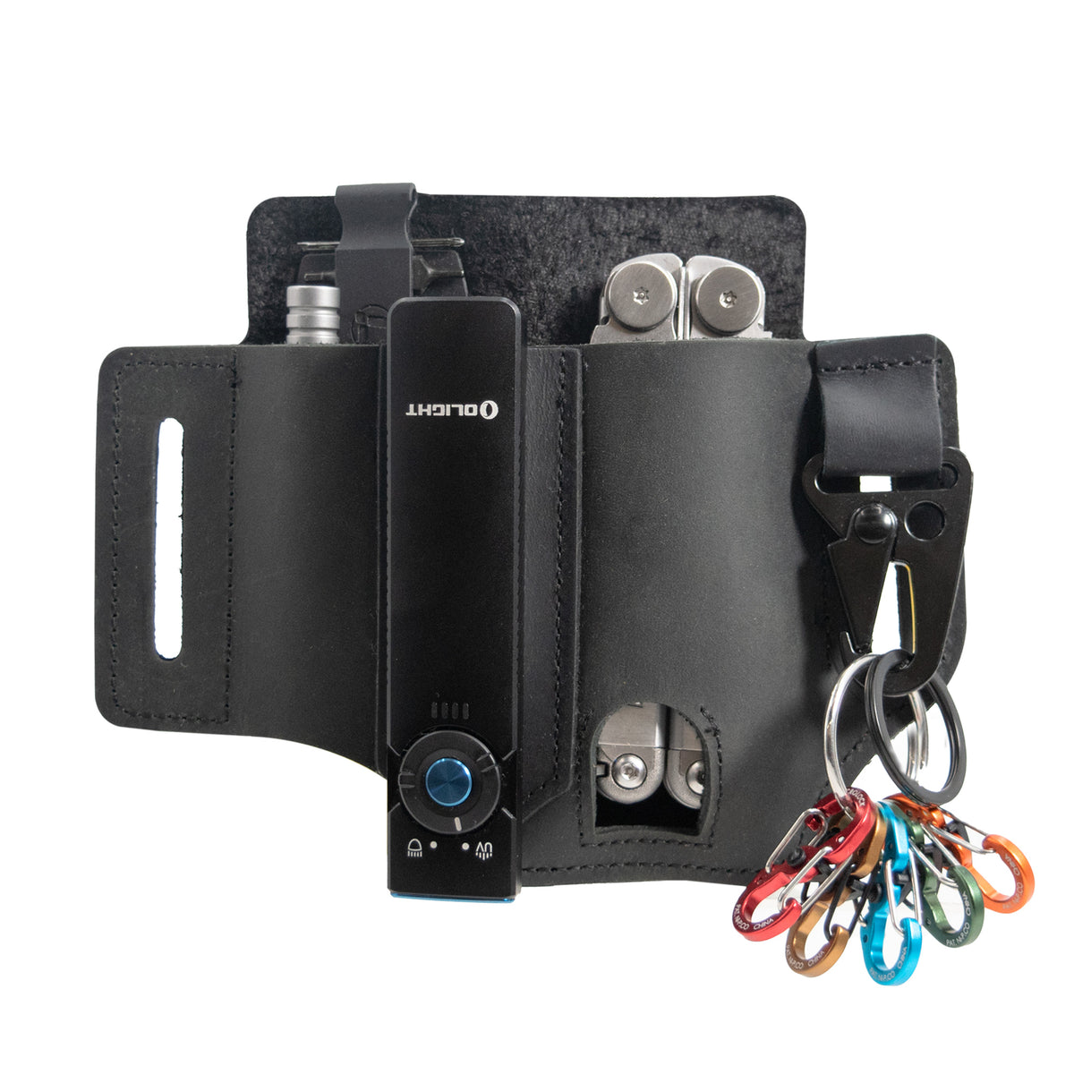 KIT WAVE<sup>®</sup> PLATA  CON LINTERNA, ACCESORIOS Y FUNDA EDC
