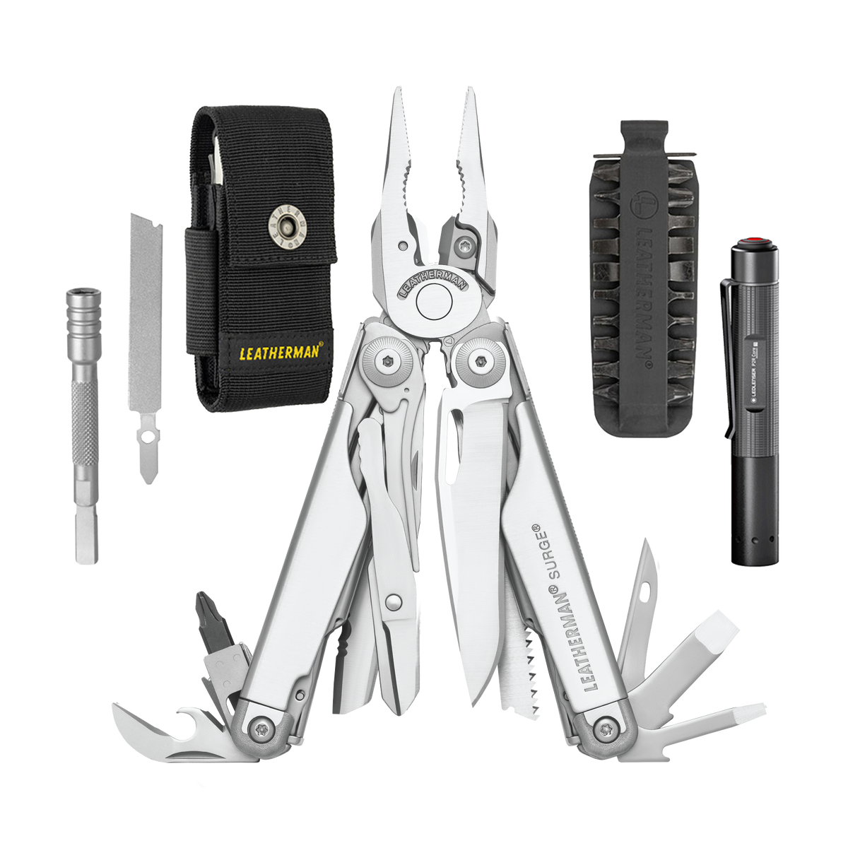 KIT SURGE<sup>®</sup> CON 11 PUNTAS, EXTENSIÓN Y LINTERNA