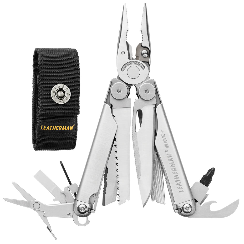 KIT WAVE<sup>®</sup> PLATA  CON LINTERNA, ACCESORIOS Y FUNDA EDC