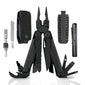 Kit de SURGE Negra Leatherman con Linterna P2R Core Ledlenser y Matraca Leatherman