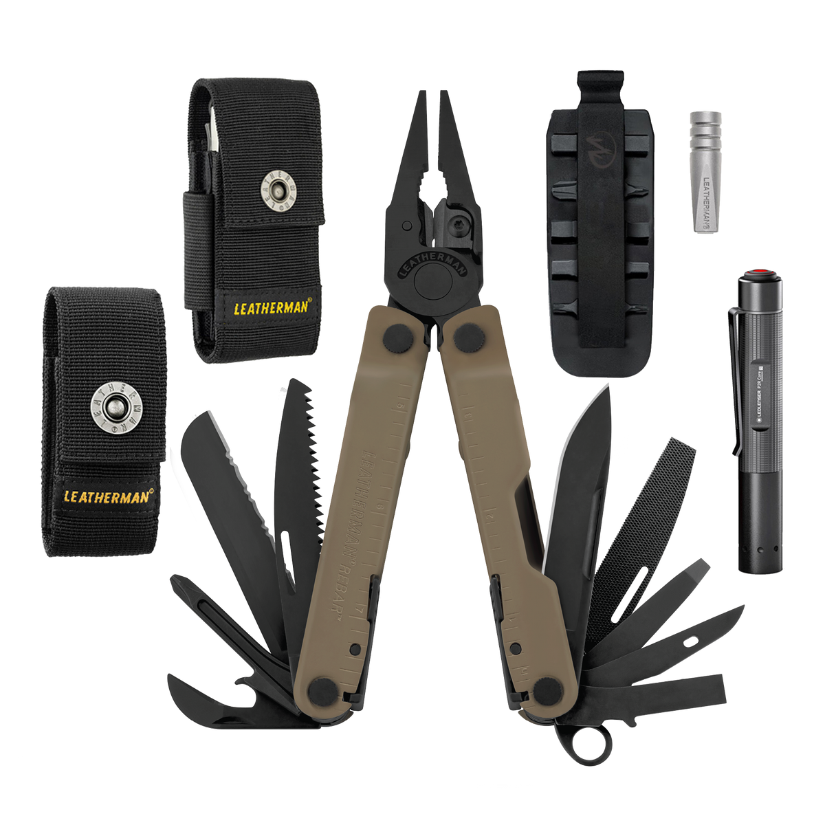 KIT REBAR<sup>®</sup> CON 5 PUNTAS, ADAPTADOR Y LINTERNA