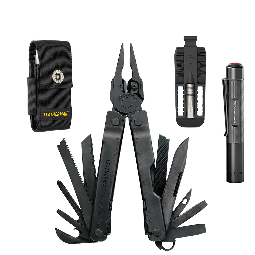 KIT SUPER TOOL 300<sup>®</sup> CON 5 PUNTAS, ADAPTADOR Y LINTERNA