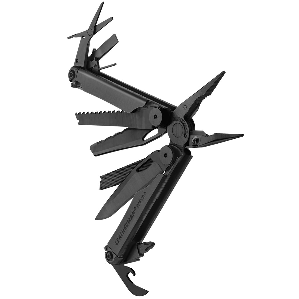 Kit de WAVE+ Plata Leatherman con Linterna P2R Core Ledlenser y Matraca Leatherman