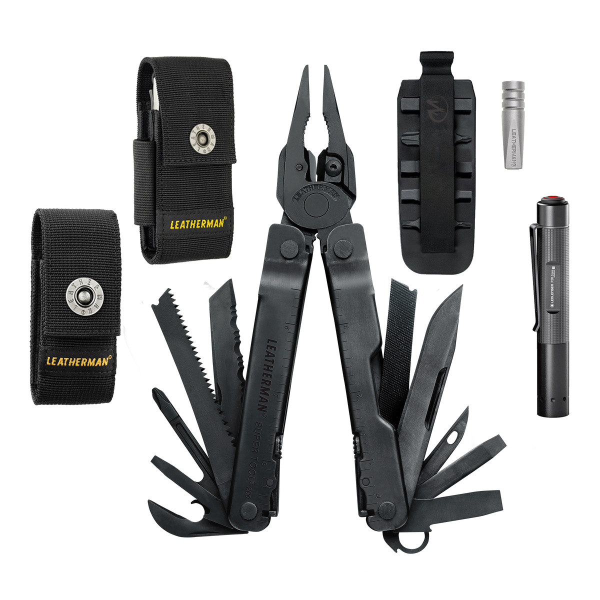 KIT SUPER TOOL 300<sup>®</sup> CON 5 PUNTAS, ADAPTADOR Y LINTERNA