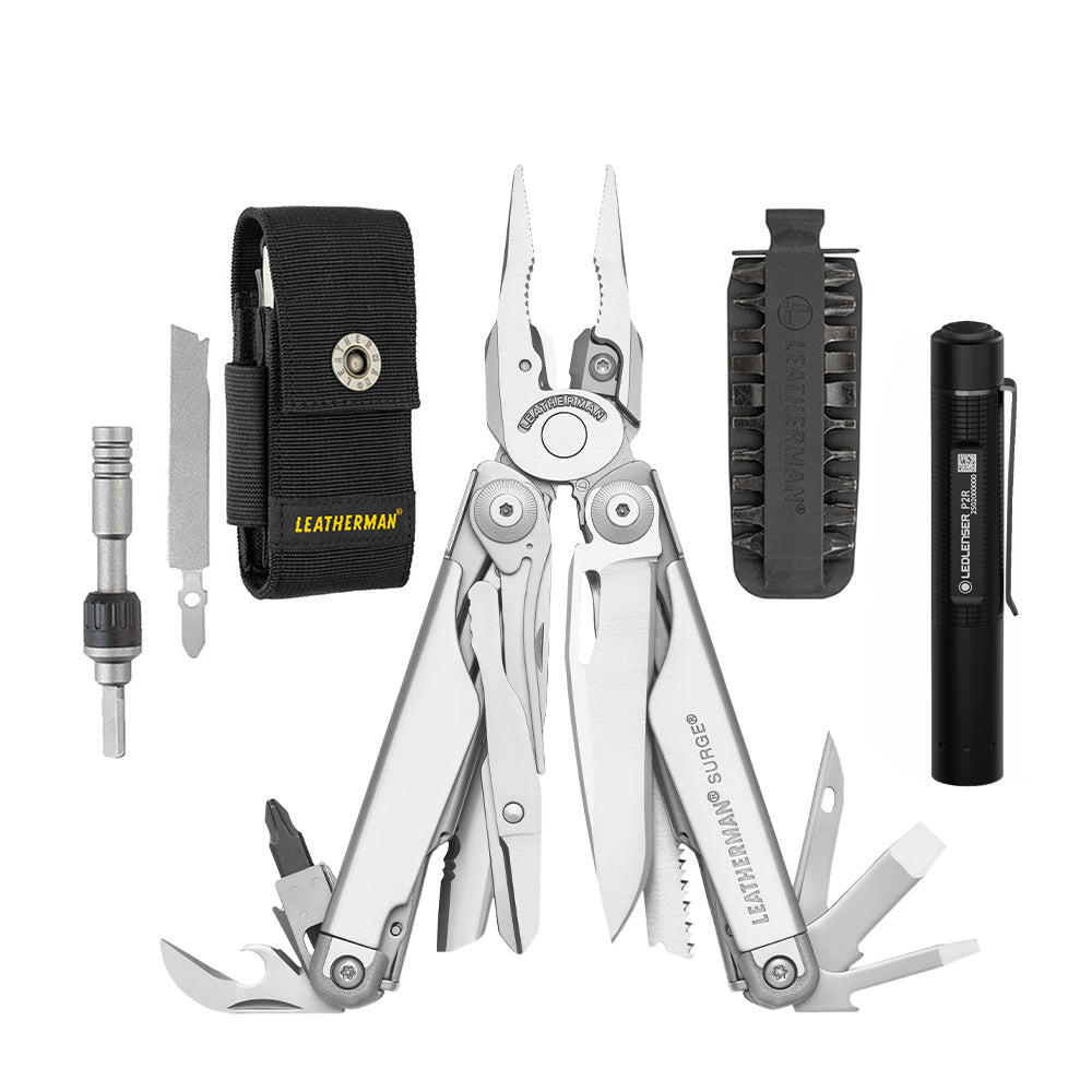 Kit Surge<sup>®</sup> con 11 Puntas, Matraca y linterna