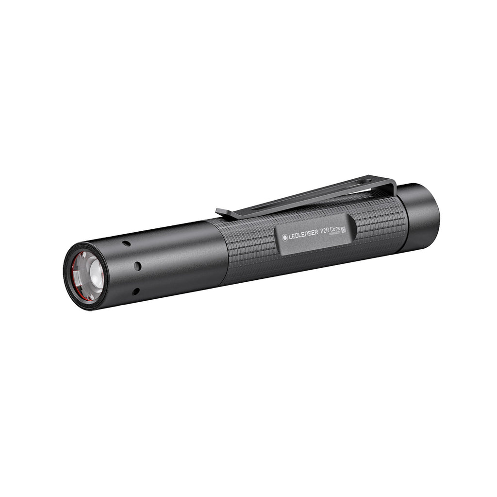 Kit de SURGE Plata Leatherman con Linterna P2R Core Ledlenser y Matraca Leatherman