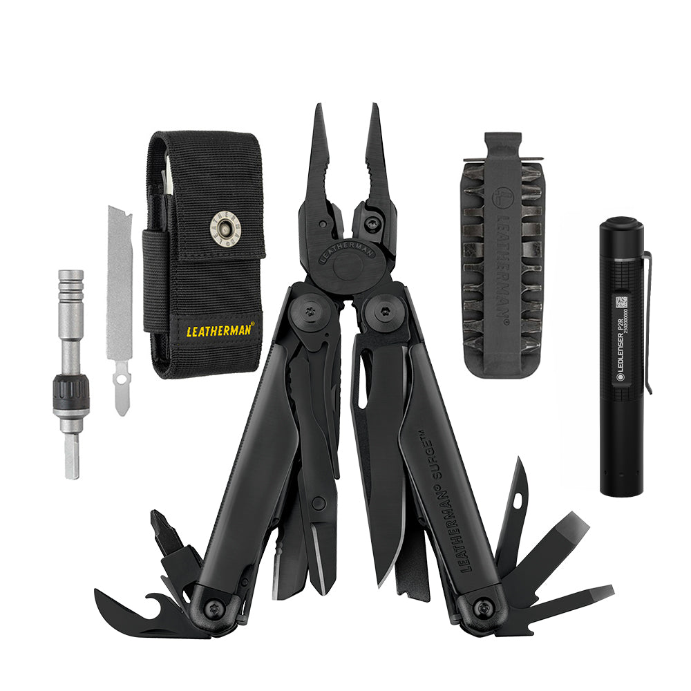 Kit Surge<sup>®</sup> con 11 Puntas, Matraca y linterna