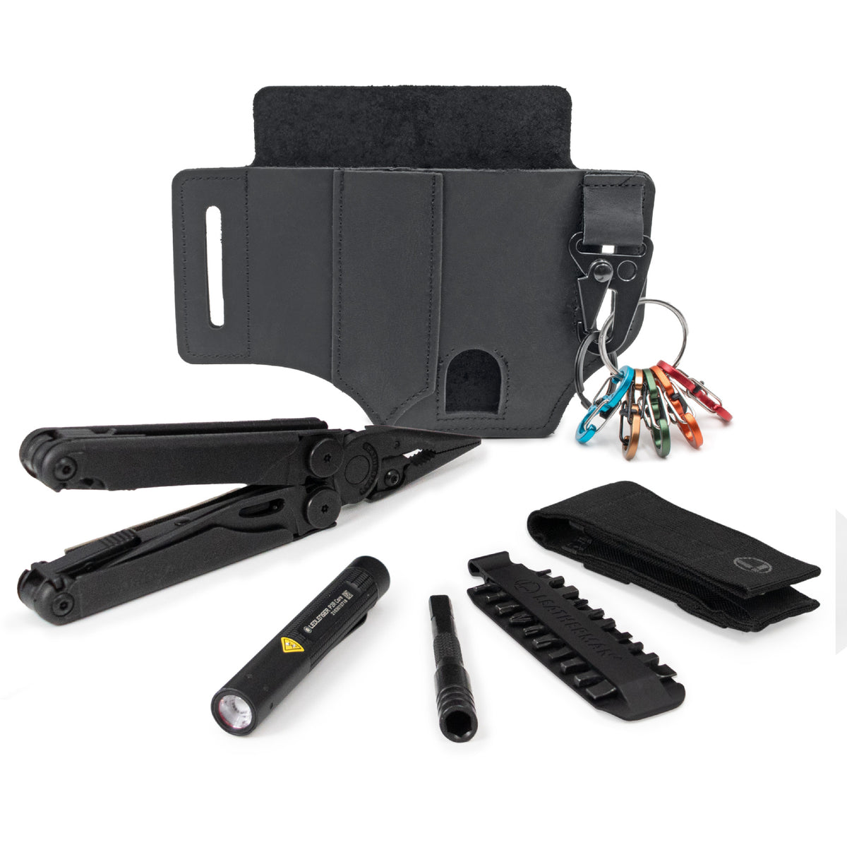 KIT SURGE<sup>®</sup> NEGRA CON LINTERNA, ACCESORIOS Y FUNDA EDC