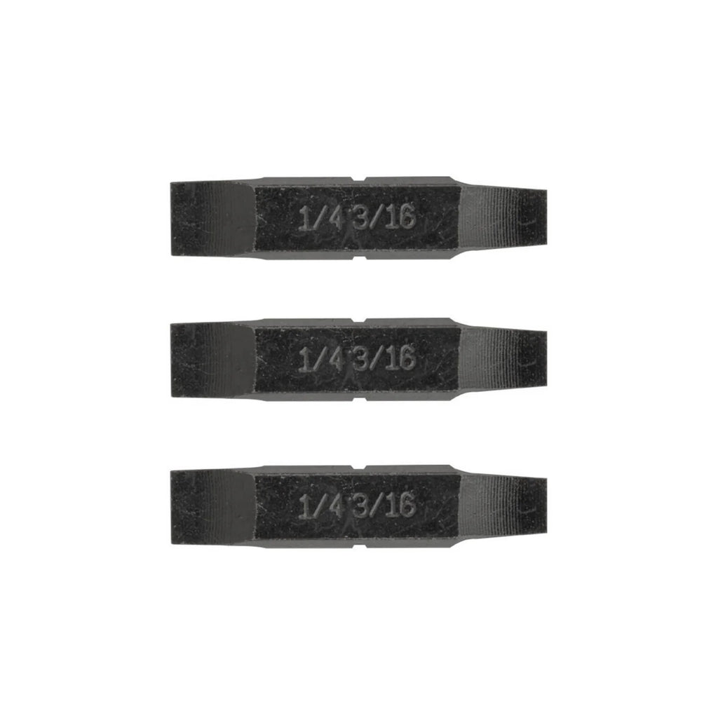 KIT DE 3 PUNTAS PLANAS DE #1/4" y #3/16"